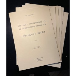 EB456  Capdeville - Les races gepographiques de Parnassius apollo -...